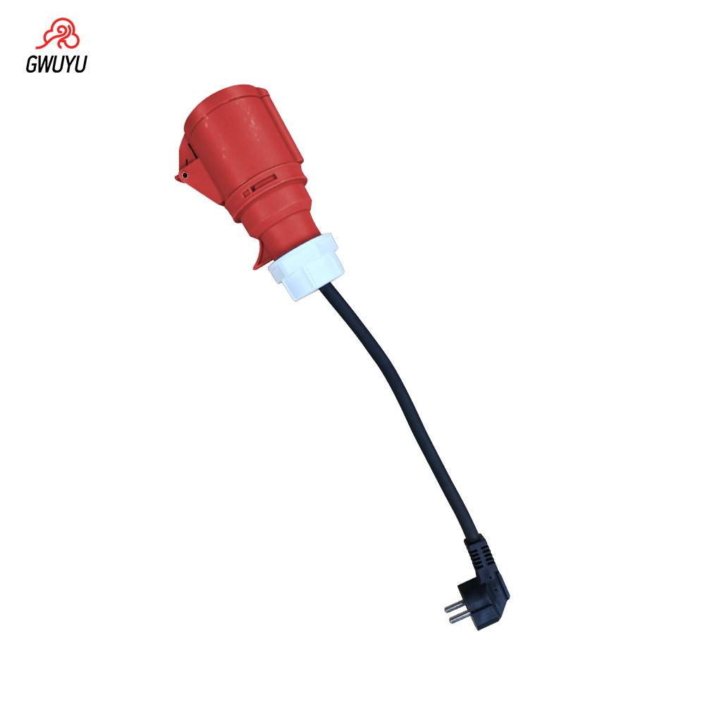 Ev Charger Adapter - GWUYU EV-opladerstekker naar CEE Red Power