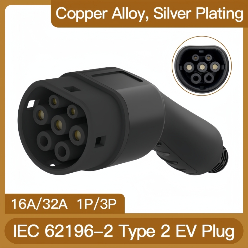 Ev Charger Adapter - Nieuw Type 2 Mannelijke/Vrouwelijke Ev Oplader