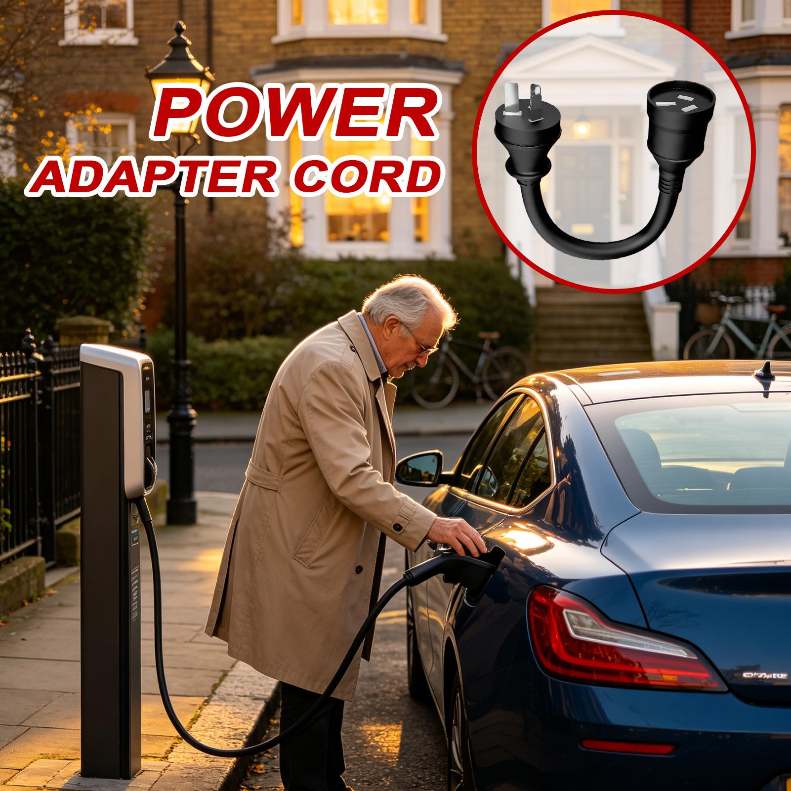 Ev Charging Cable - Ev Verlengsnoer 10a Stekker Naar 15a