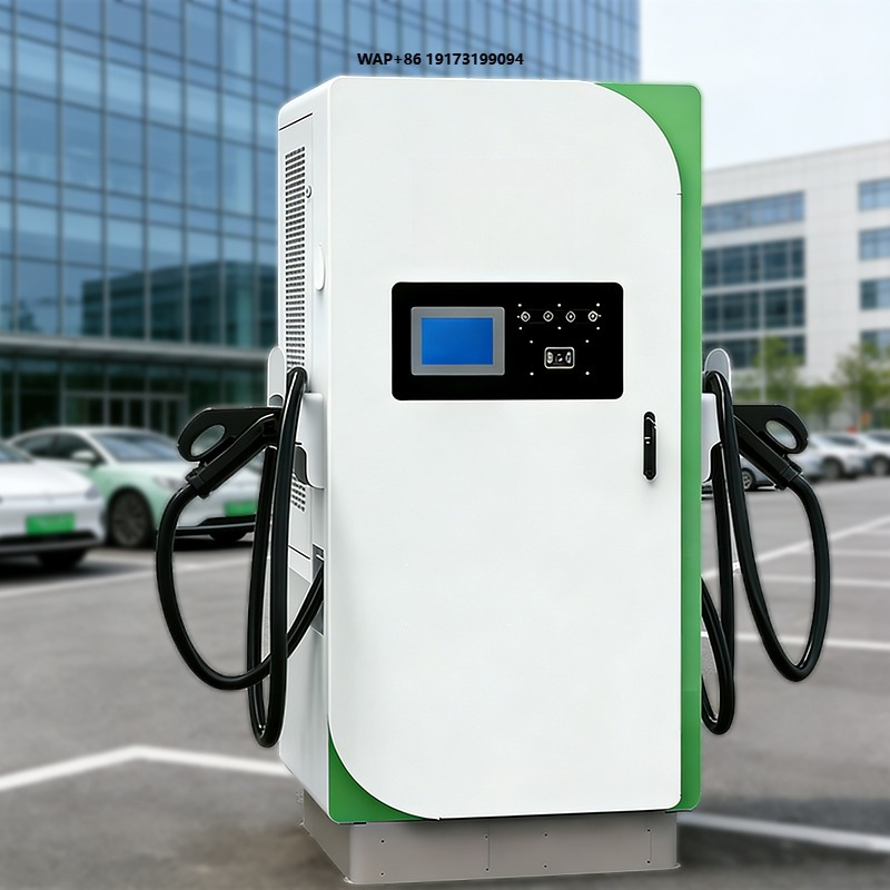 Fast Ev Charger - 60kW CCS2+CHAdeMO OCPP Snellaadstation voor elektrische