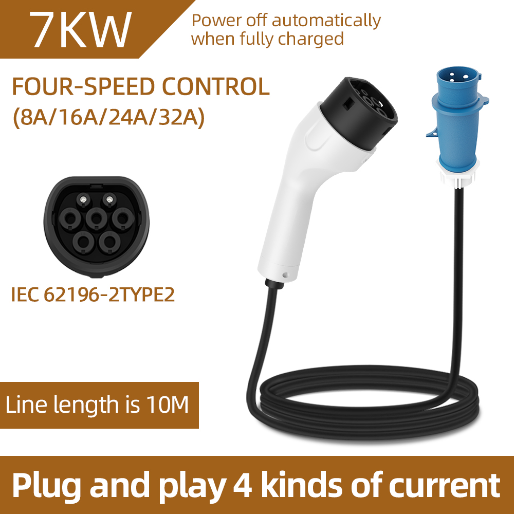 Ev Charger Adapter - Voor Elektrische Voertuig 7KW 32A EV