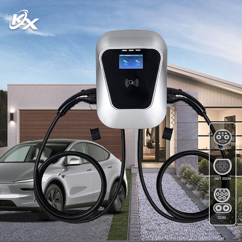 Home Ev Charger - 14kW Dubbele Wandgemonteerde EV-lader Type1 Type2