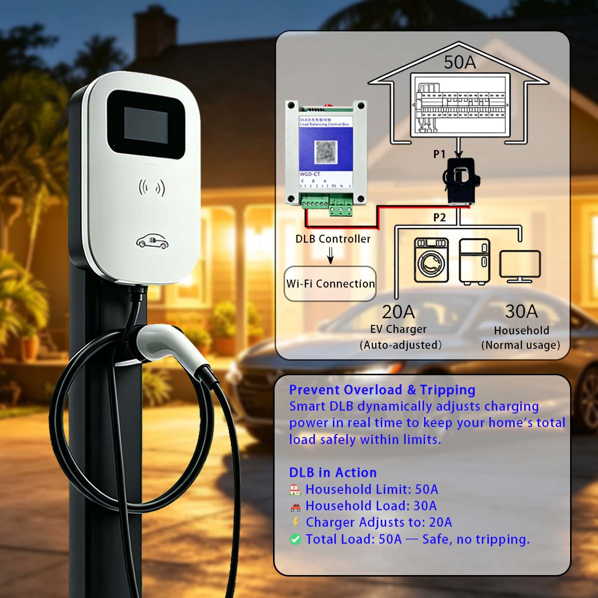JIGU Dynamische Lastverdeling  - Wallbox Ev recensie en prijs