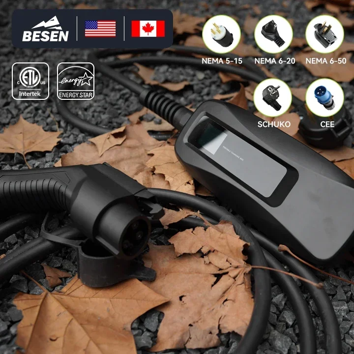 BESEN 8.8kW Draagbare Type 1 E - Portable Ev Charger recensie en prijs