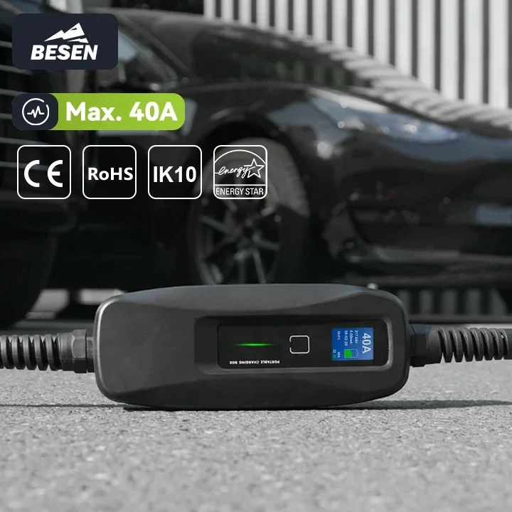 BESEN 8.8kW Draagbare Type 1 E - Portable Ev Charger recensie en prijs