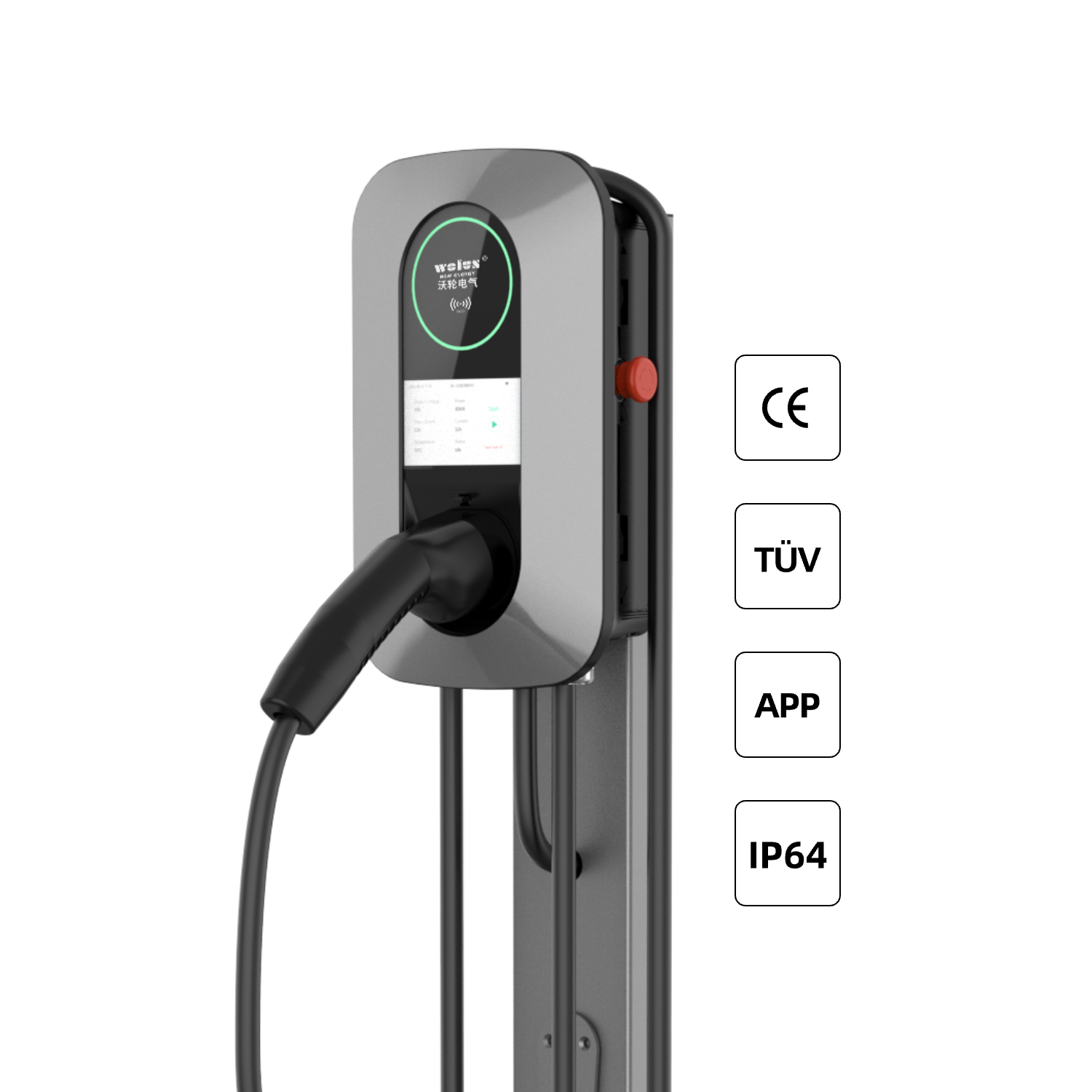 22kW AC Oplaadpaal voor thuisg - Wallbox Ev recensie en prijs
