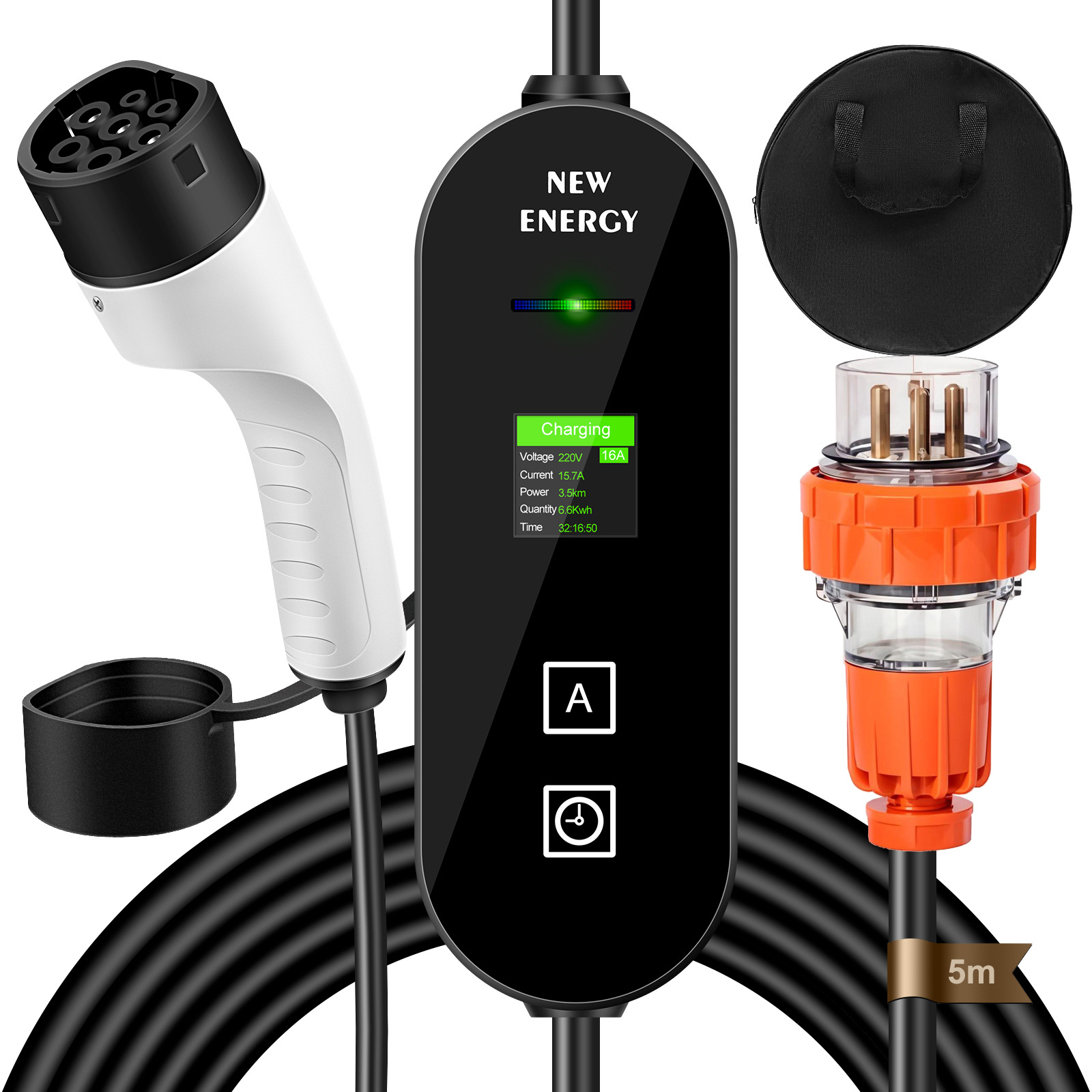 EU/VK Stekker CEE 32A/16A Draa - Portable Ev Charger 32A Type 2 Cee Plug recensie en prijs