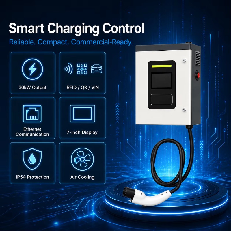 Aangepaste 30kW CCS2 DC snella - Dc Fast Charger 30Kw Wallbox Commercial recensie en prijs