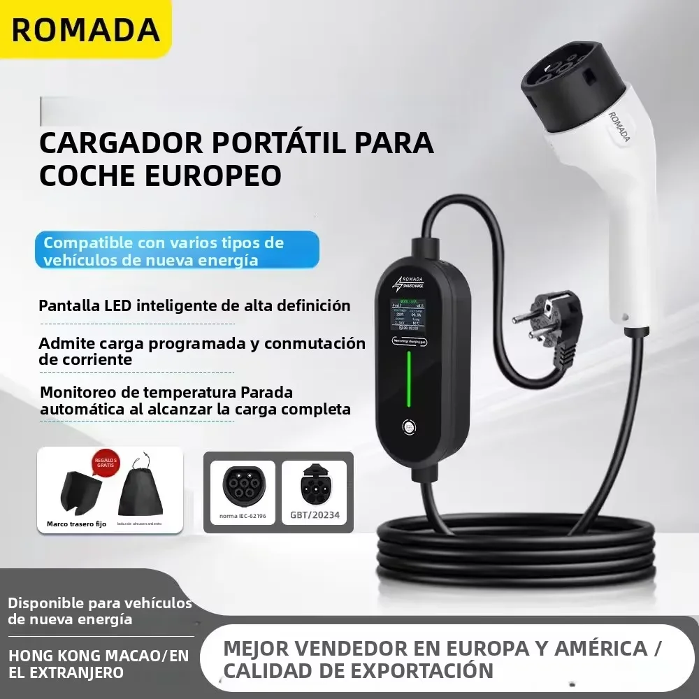 Romada 7kw 32a Ev Draagbare Op - Ev Charger Adapter recensie en prijs