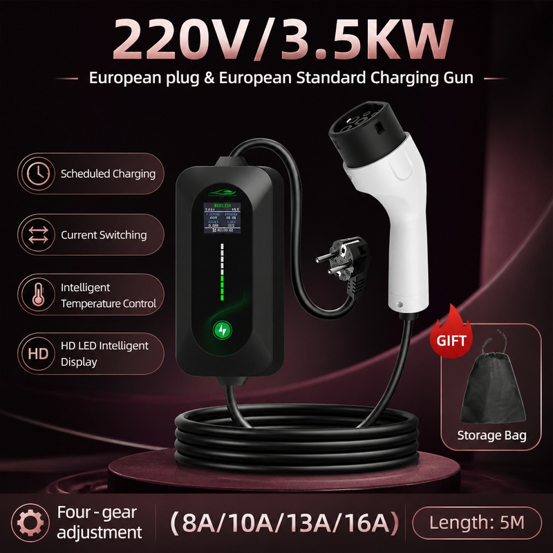ROMADA 3,5 kW elektrische voer - Portable Ev Charger recensie en prijs