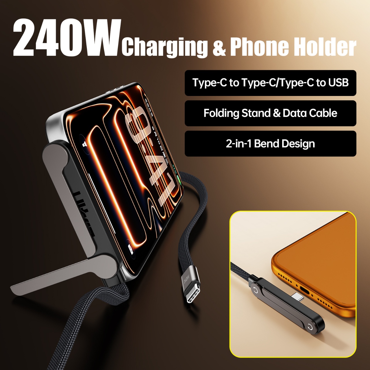 240W PD snellaadkabel Type C n - Ev Charger recensie en prijs