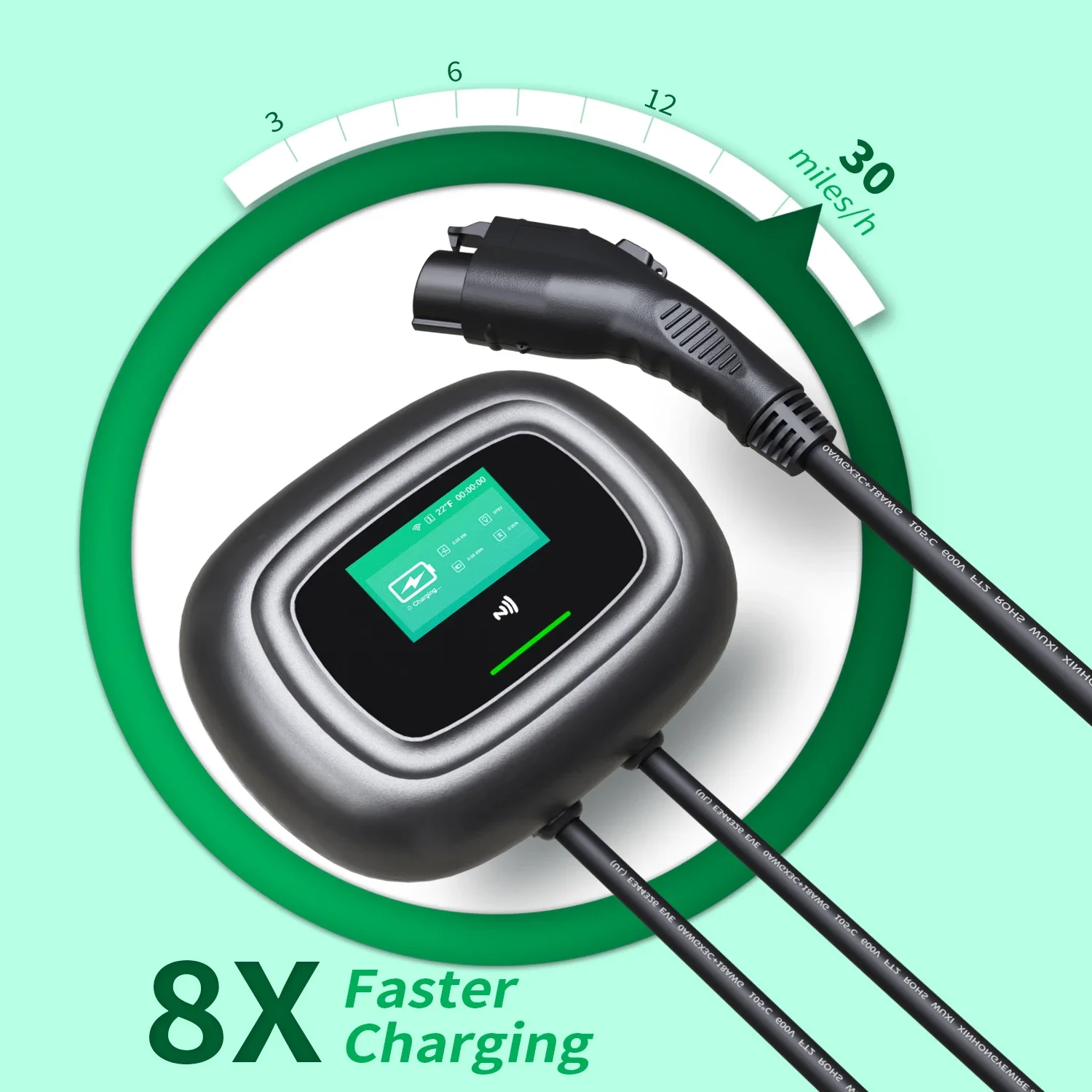 NIEUWE Khons Wandgemonteerde E - Wallbox Ev recensie en prijs
