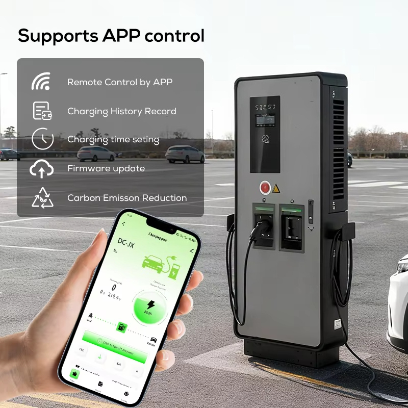 Dubbele DC EV-lader 40kW 80kW  - Ev Charging Pile recensie en prijs